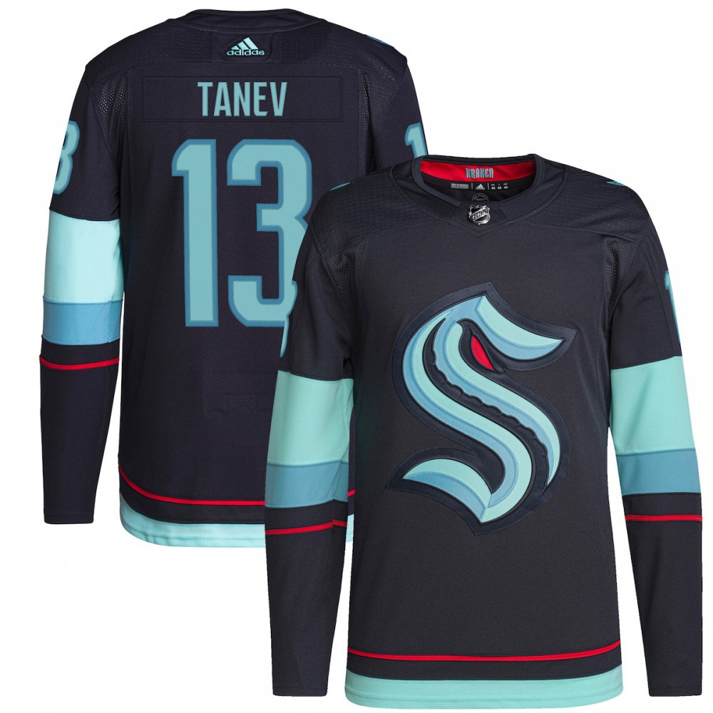 Brandon Tanev Seattle Kraken adidas Home Authentic Primegreen Player Jersey - Navy-Pro Kit Vault | Brand New 26/27 Sports Jerseys